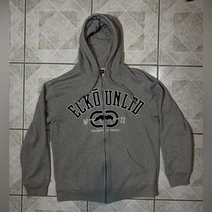 Ecko Unlimited Gray Hoodie with Logo